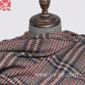 Wholesale tweed plaid check woven woolen fabric